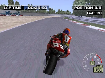 EA Sports Superbike 2000 (US) screen shot game playing